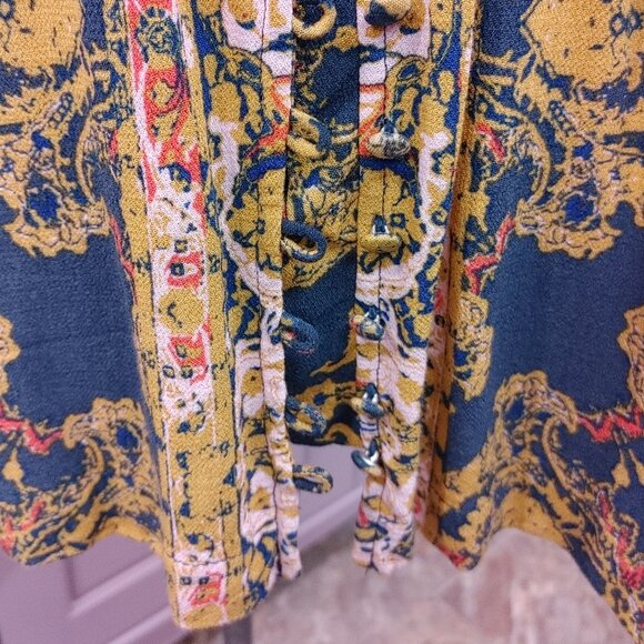 BOHO Top, Free People Brand, Large size, Muli Coloured - Picture 5 of 8